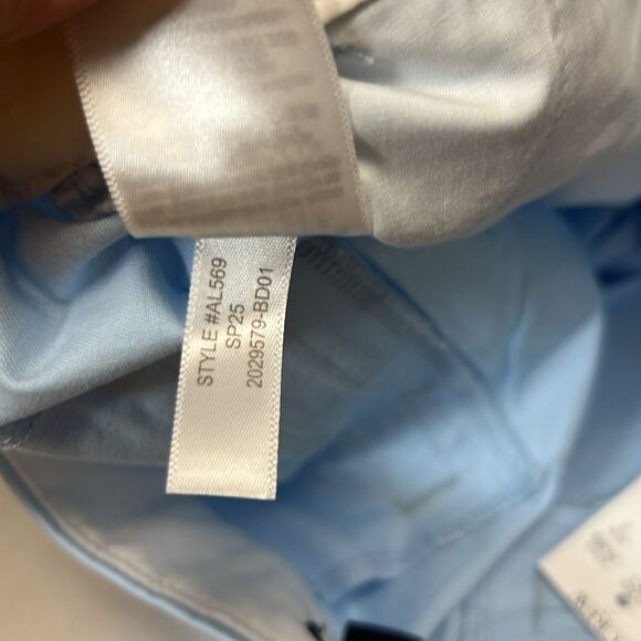 J. Crew Factory AL569 9" Lt. Blue  Frankie bermuda chino short size 2 NWT - Picture 11 of 12